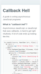 Mobile Screenshot of callbackhell.com